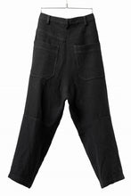 画像をギャラリービューアに読み込む, forme d'expression Baggy 5 Pocket Pants (Black)