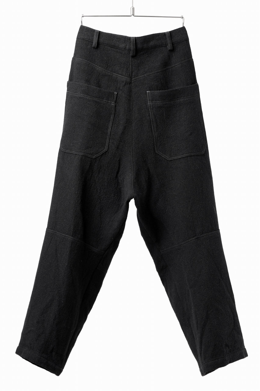 画像をギャラリービューアに読み込む, forme d&#39;expression Baggy 5 Pocket Pants (Black)