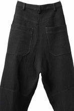 画像をギャラリービューアに読み込む, forme d'expression Baggy 5 Pocket Pants (Black)