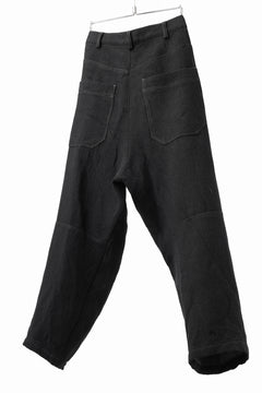 画像をギャラリービューアに読み込む, forme d'expression Baggy 5 Pocket Pants (Black)