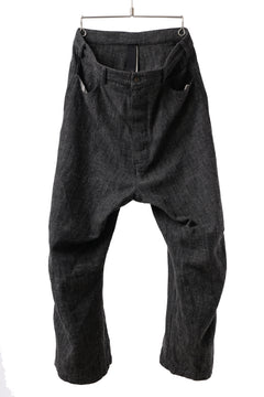 画像をギャラリービューアに読み込む, forme d'expression Baggy 5 Pocket Pants (Carbon)