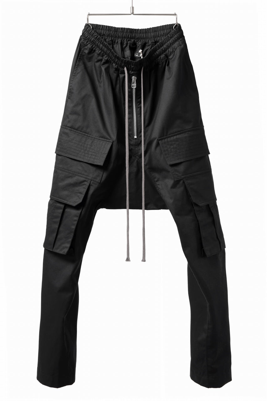 Load image into Gallery viewer, A.F ARTEFACT FRONT ZIP CARGO SAROUEL EASY PANTS (BLACK)