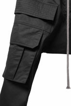 Load image into Gallery viewer, A.F ARTEFACT FRONT ZIP CARGO SAROUEL EASY PANTS (BLACK)