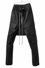 Load image into Gallery viewer, A.F ARTEFACT FRONT ZIP CARGO SAROUEL EASY PANTS (BLACK)