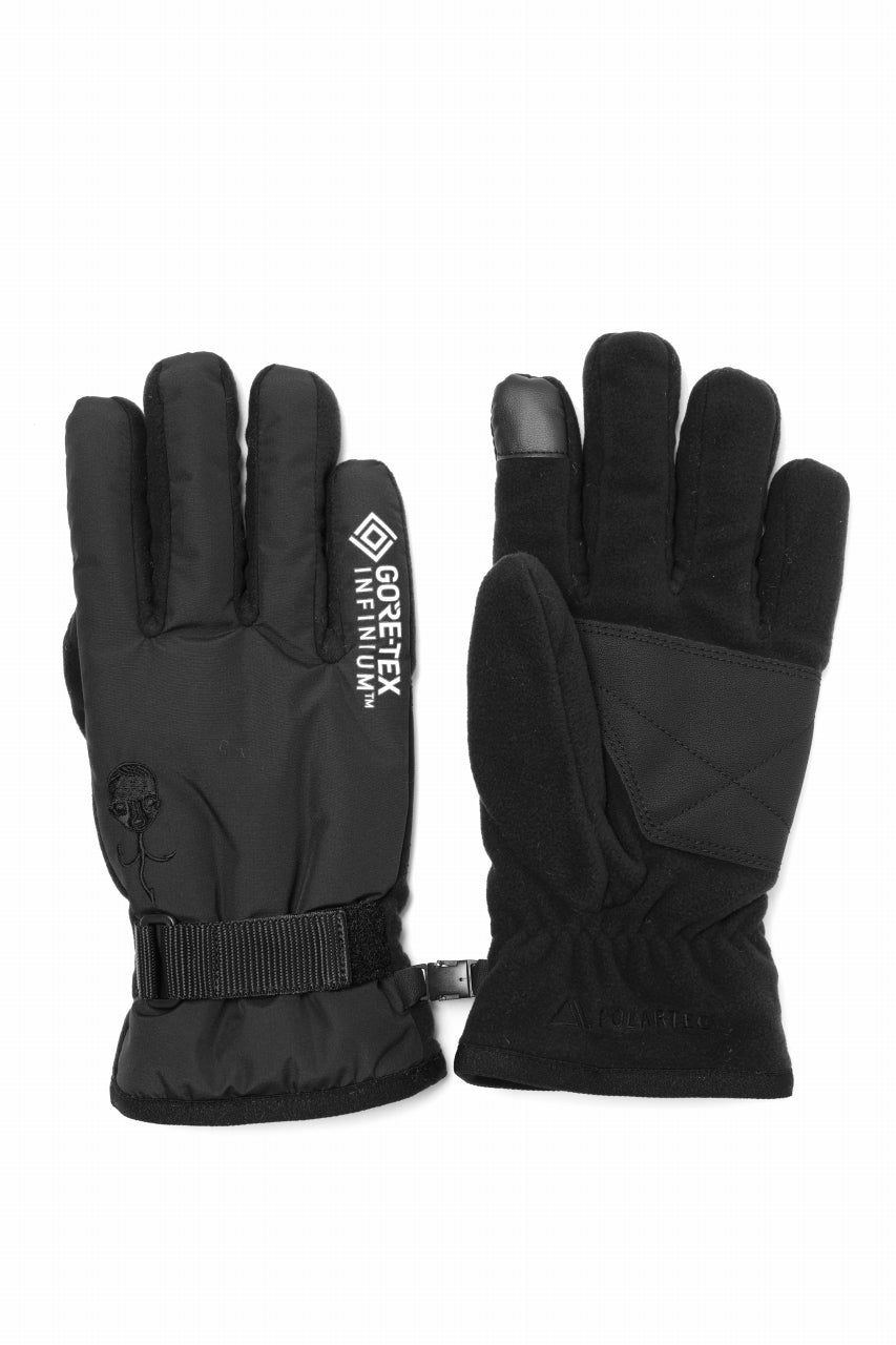 画像をギャラリービューアに読み込む, D-VEC x ALMOSTBLACK POLARTEC GLOVES / GORE-TEX INFINIUM 2L (BLACK)
