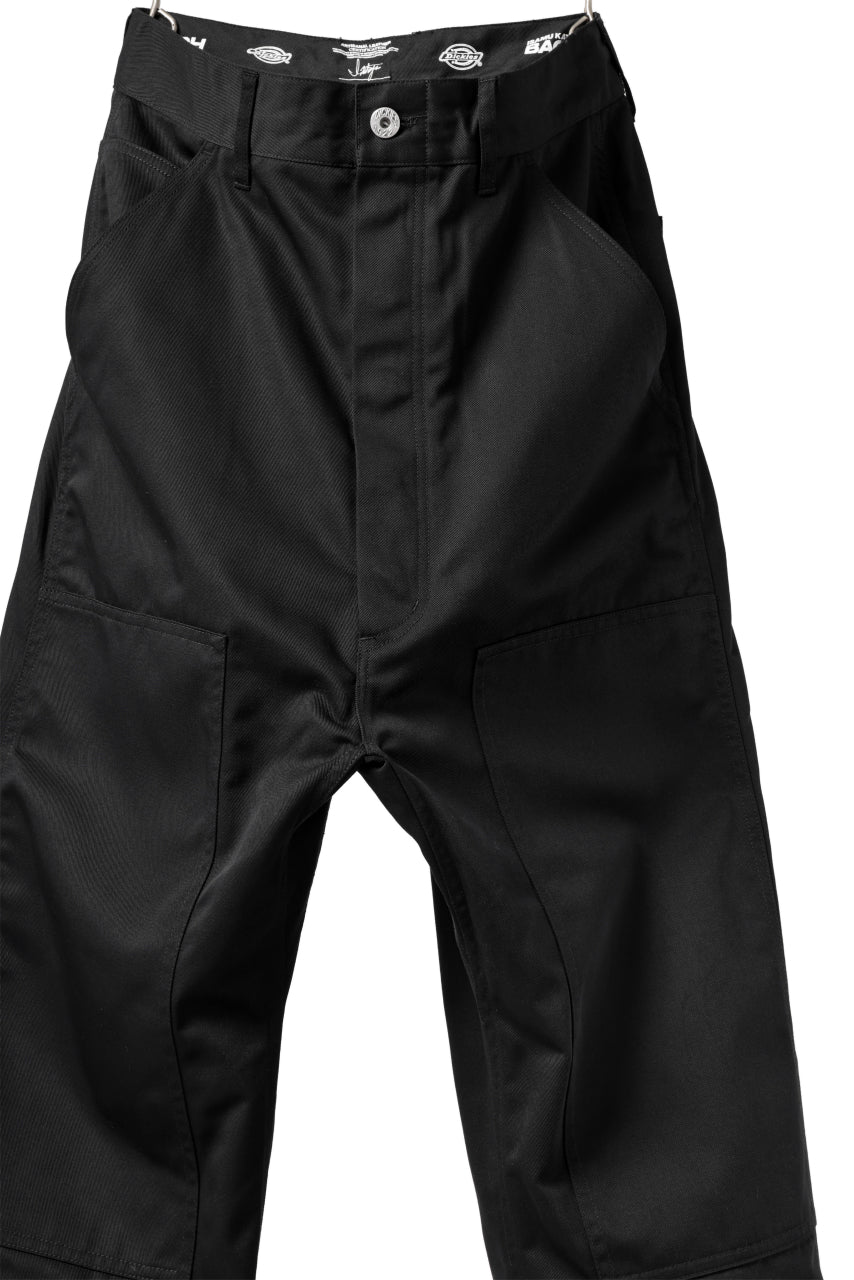 Load image into Gallery viewer, ISAMU KATAYAMA BACKLASH xx Dickies® DOUBLE KNEE PANTS (BLACK)
