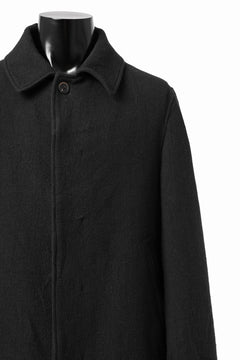 画像をギャラリービューアに読み込む, forme d'expression Hidden Plaquette Caban Short Coat (Black)