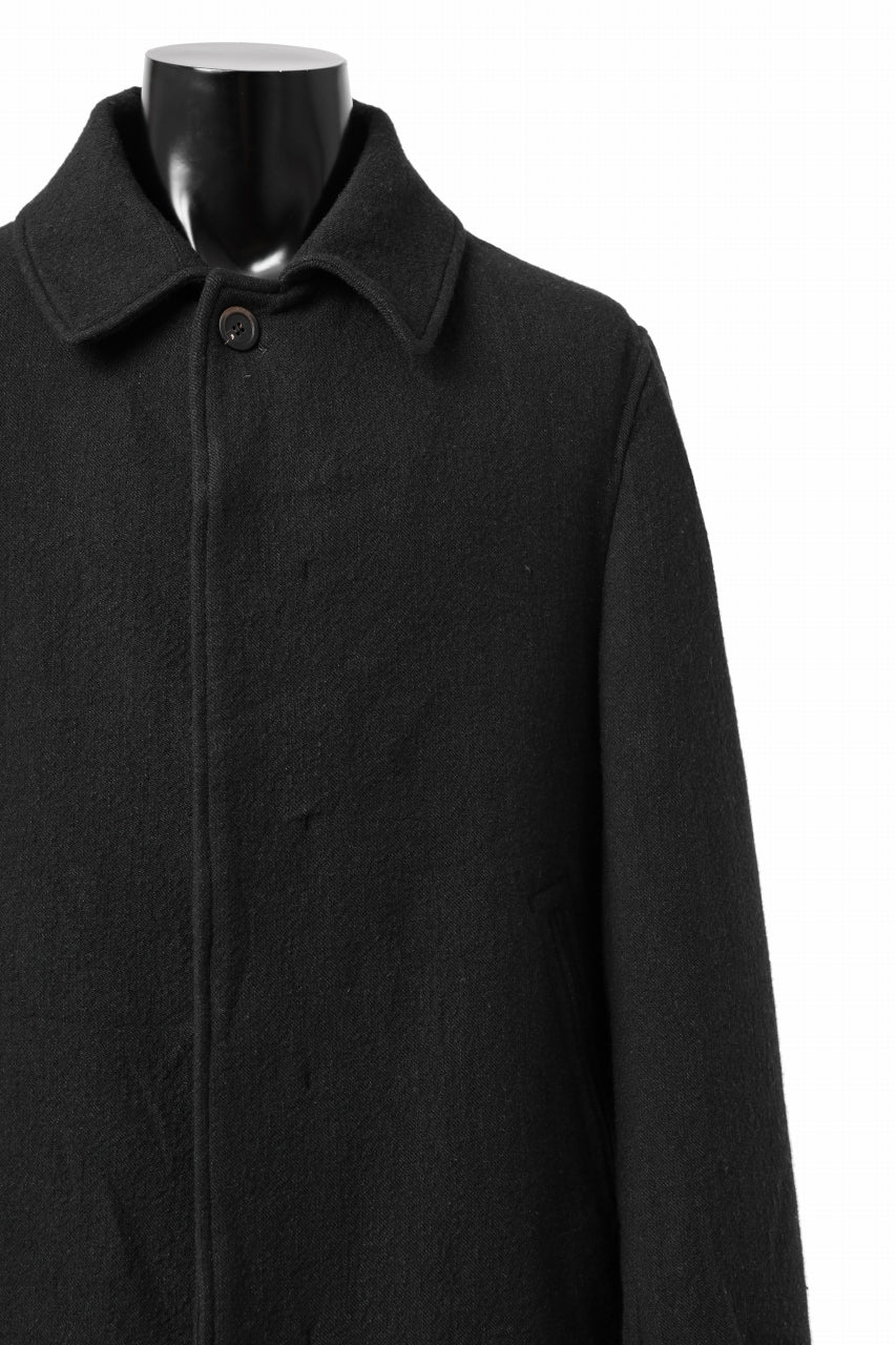 画像をギャラリービューアに読み込む, forme d&#39;expression Hidden Plaquette Caban Short Coat (Black)