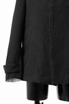 画像をギャラリービューアに読み込む, forme d&#39;expression Hidden Plaquette Caban Short Coat (Black)