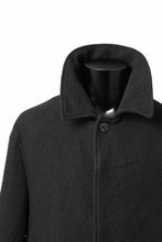 画像をギャラリービューアに読み込む, forme d'expression Hidden Plaquette Caban Short Coat (Black)