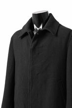 画像をギャラリービューアに読み込む, forme d'expression Hidden Plaquette Caban Short Coat (Black)