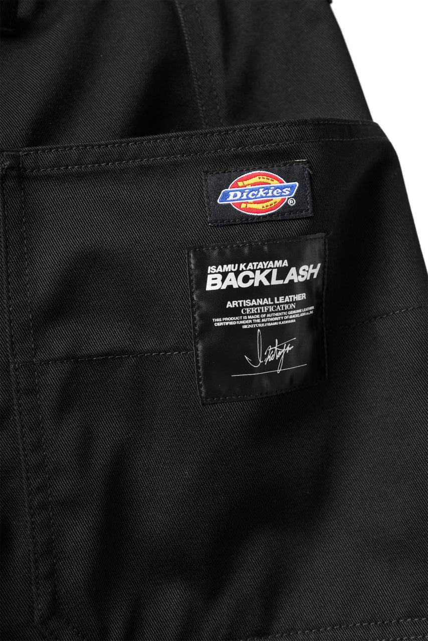 Load image into Gallery viewer, ISAMU KATAYAMA BACKLASH xx Dickies® DOUBLE KNEE PANTS (BLACK)