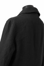画像をギャラリービューアに読み込む, forme d'expression Hidden Plaquette Caban Short Coat (Black)