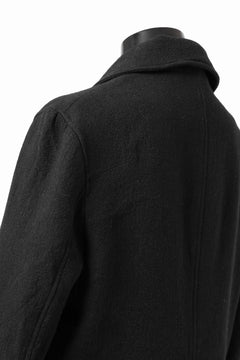 画像をギャラリービューアに読み込む, forme d'expression Hidden Plaquette Caban Short Coat (Black)