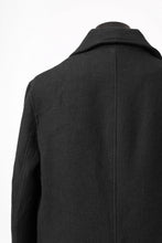 画像をギャラリービューアに読み込む, forme d'expression Hidden Plaquette Caban Short Coat (Black)