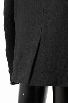 画像をギャラリービューアに読み込む, forme d'expression Hidden Plaquette Caban Short Coat (Black)