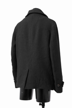 画像をギャラリービューアに読み込む, forme d'expression Hidden Plaquette Caban Short Coat (Black)
