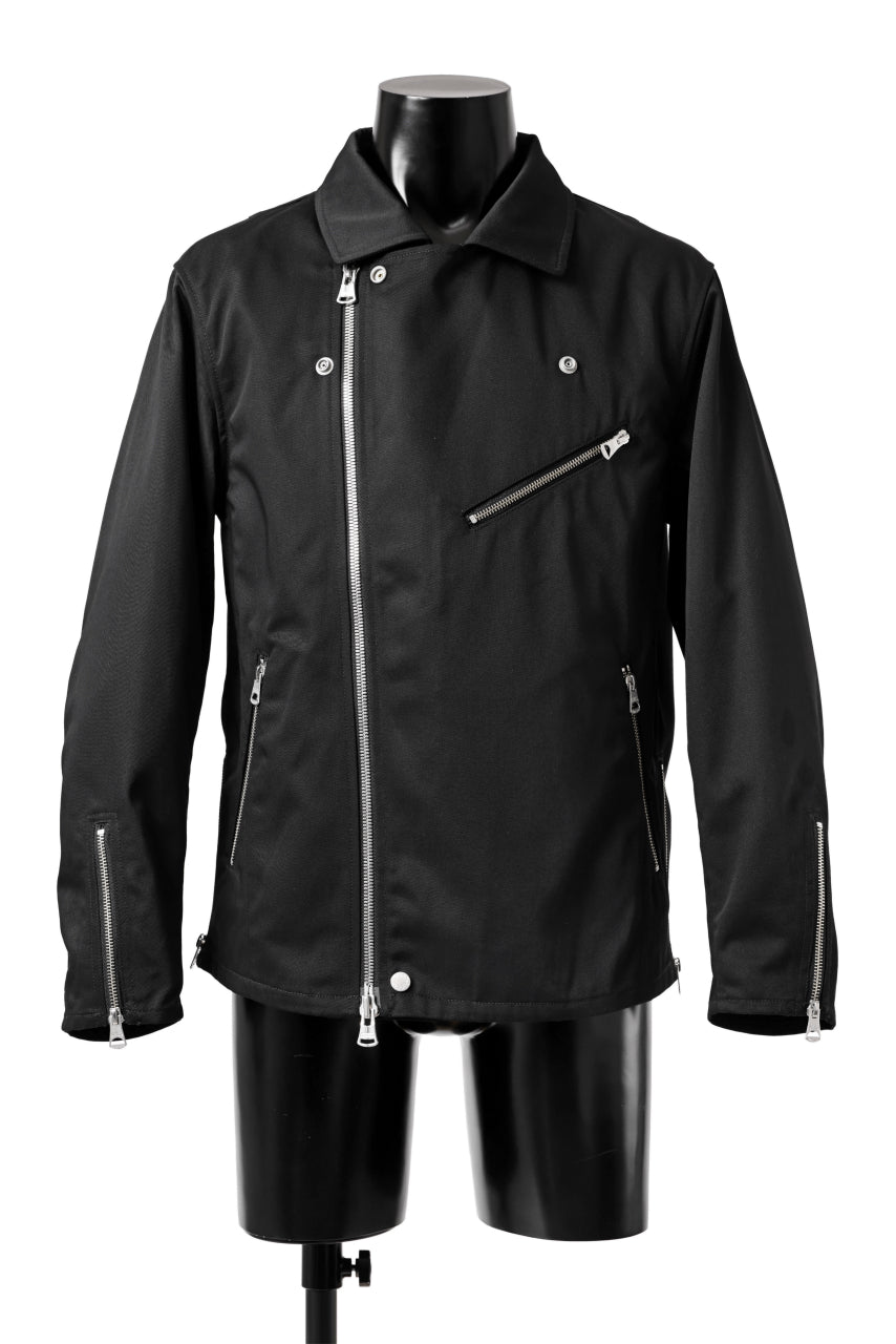 Load image into Gallery viewer, ISAMU KATAYAMA BACKLASH xx Dickies® DOUBLE RIDERS JACKET (BLACK)