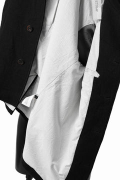 画像をギャラリービューアに読み込む, forme d'expression Hidden Plaquette Caban Short Coat (Black)