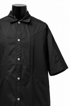画像をギャラリービューアに読み込む, A.F ARTEFACT H/S COVER-ALL SHIRT (BLACK)