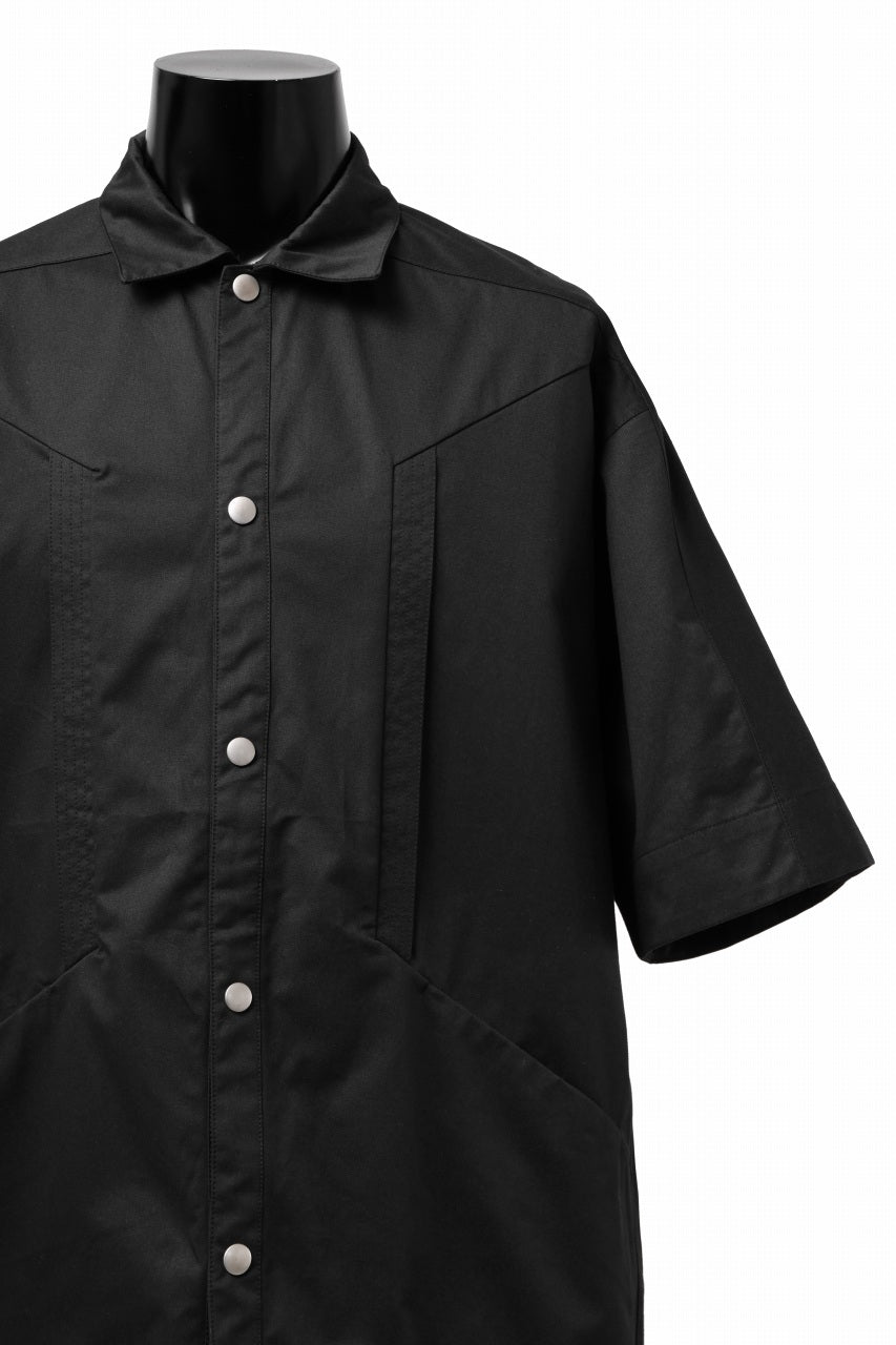 画像をギャラリービューアに読み込む, A.F ARTEFACT H/S COVER-ALL SHIRT (BLACK)