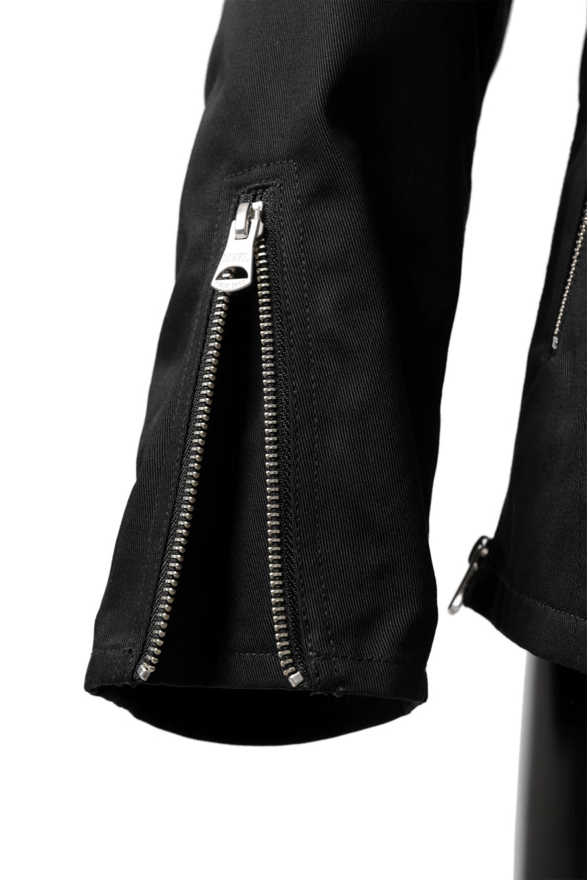 Load image into Gallery viewer, ISAMU KATAYAMA BACKLASH xx Dickies® DOUBLE RIDERS JACKET (BLACK)