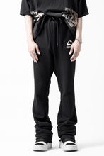 画像をギャラリービューアに読み込む, READYMADE SWEAT FLARE PANTS MENS (BLACK)
