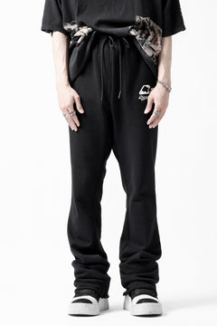画像をギャラリービューアに読み込む, READYMADE SWEAT FLARE PANTS MENS (BLACK)