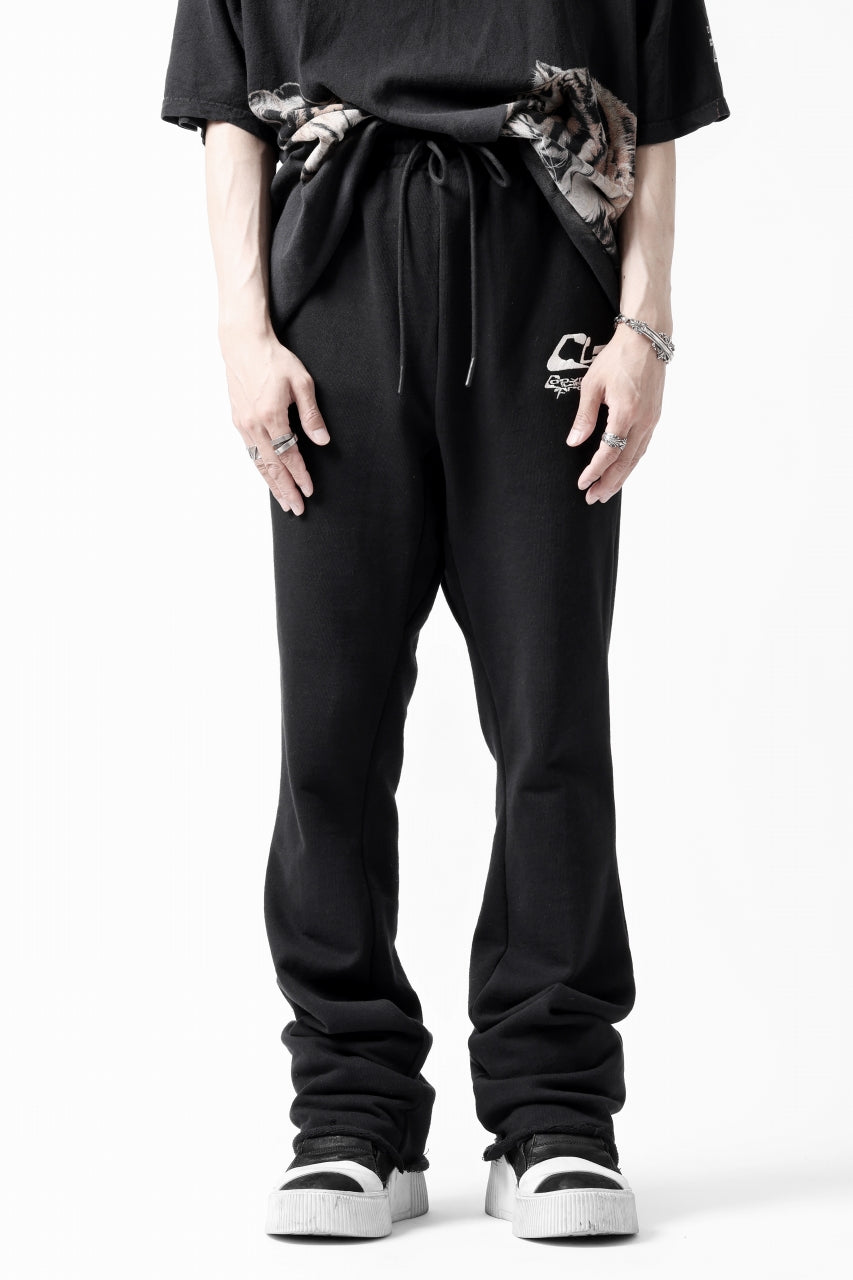 画像をギャラリービューアに読み込む, READYMADE SWEAT FLARE PANTS MENS (BLACK)