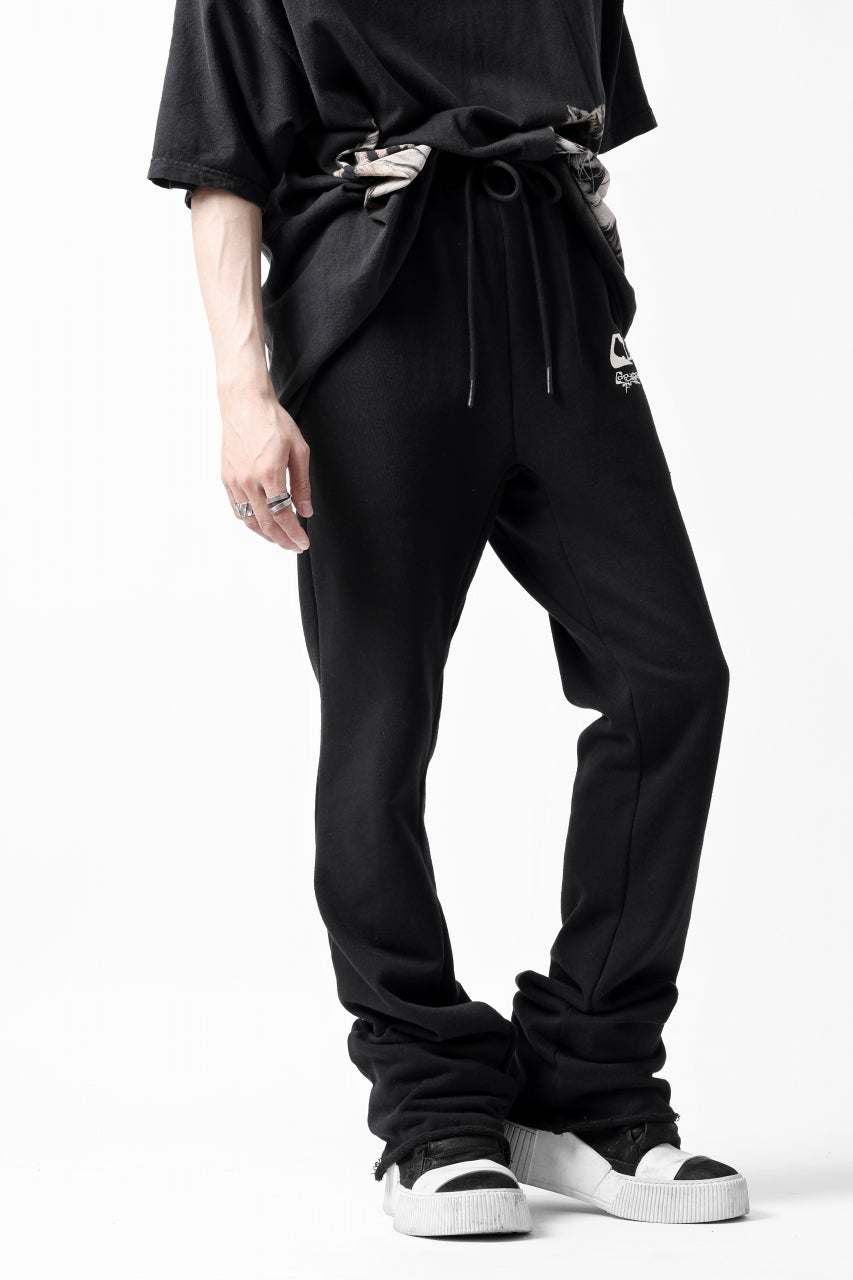 画像をギャラリービューアに読み込む, READYMADE SWEAT FLARE PANTS MENS (BLACK)