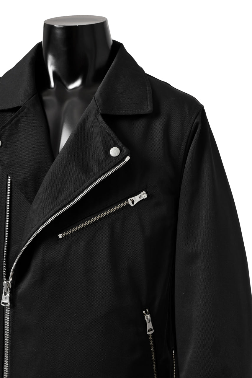 Load image into Gallery viewer, ISAMU KATAYAMA BACKLASH xx Dickies® DOUBLE RIDERS JACKET (BLACK)