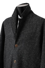 画像をギャラリービューアに読み込む, YUTA MATSUOKA jacket-coat / british wool melton including kempi (charcoal gray)