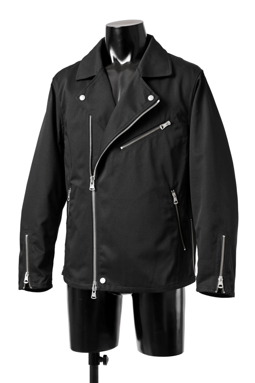 Load image into Gallery viewer, ISAMU KATAYAMA BACKLASH xx Dickies® DOUBLE RIDERS JACKET (BLACK)