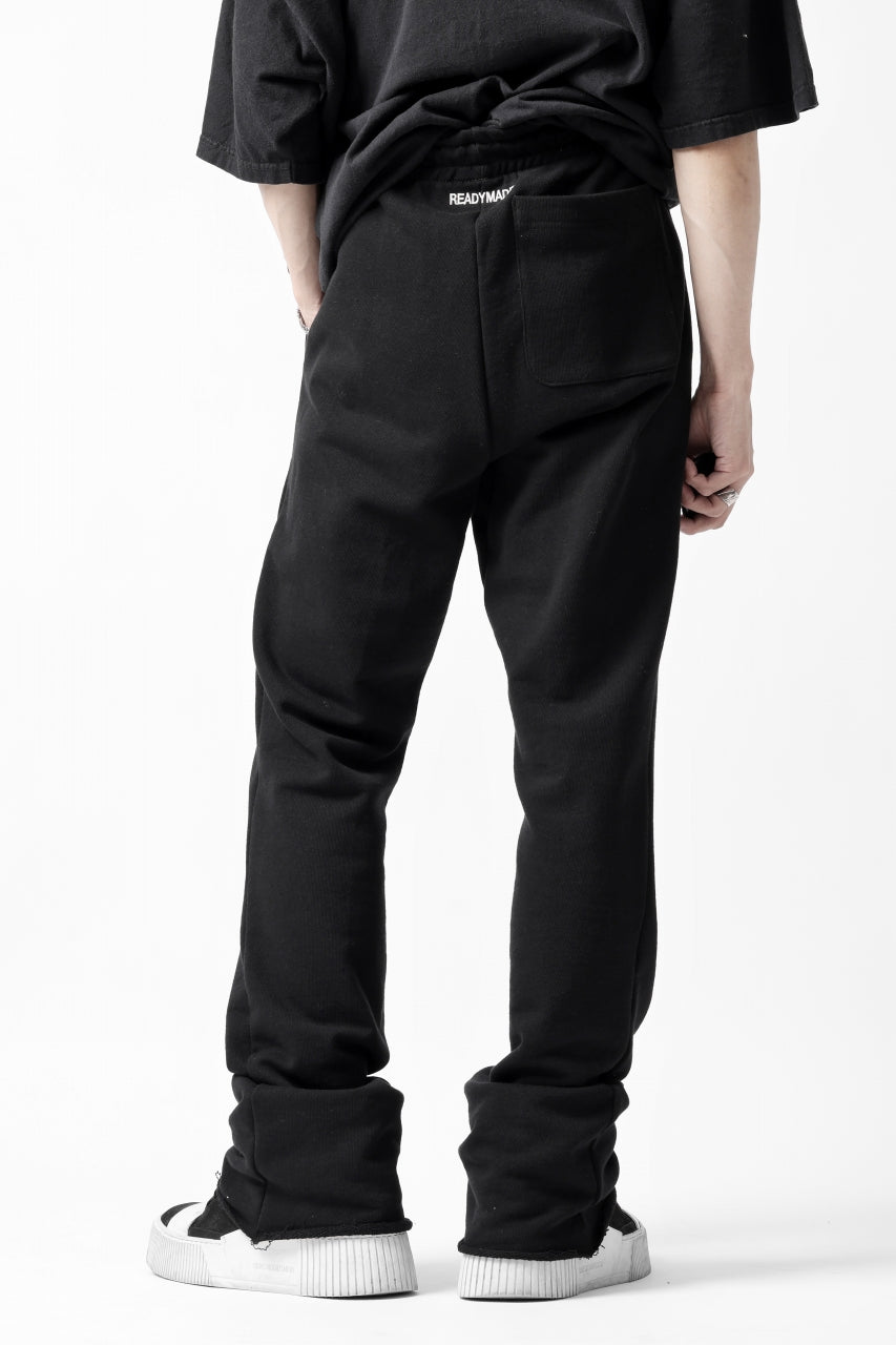 画像をギャラリービューアに読み込む, READYMADE SWEAT FLARE PANTS MENS (BLACK)