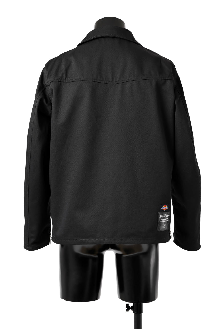 Load image into Gallery viewer, ISAMU KATAYAMA BACKLASH xx Dickies® DOUBLE RIDERS JACKET (BLACK)