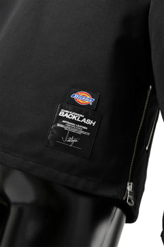 Load image into Gallery viewer, ISAMU KATAYAMA BACKLASH xx Dickies® DOUBLE RIDERS JACKET (BLACK)
