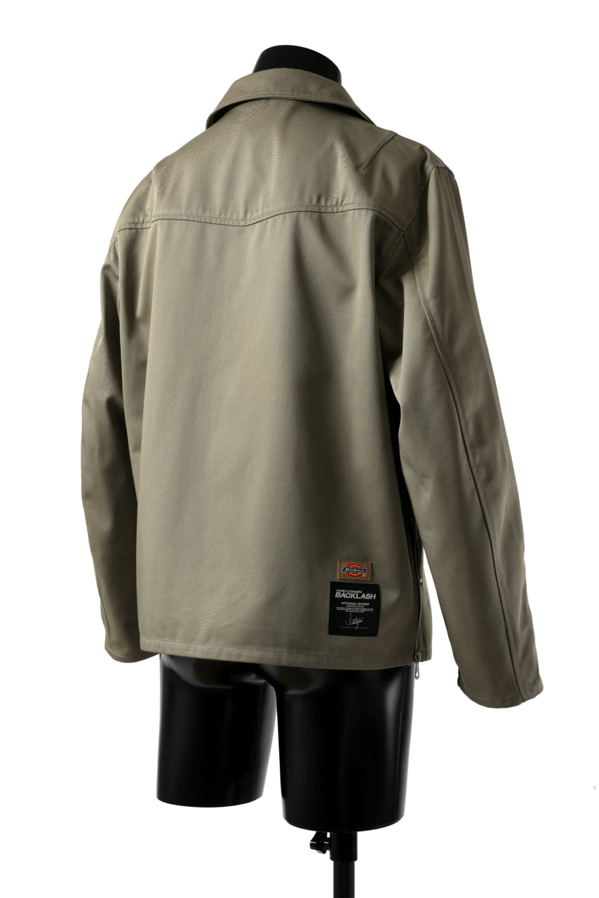 Load image into Gallery viewer, ISAMU KATAYAMA BACKLASH xx Dickies® DOUBLE RIDERS JACKET (KHAKI)