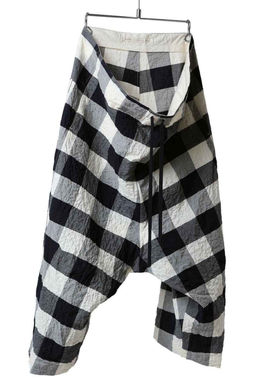 画像をギャラリービューアに読み込む, forme d'expression Fisherman Pants (Big Check)