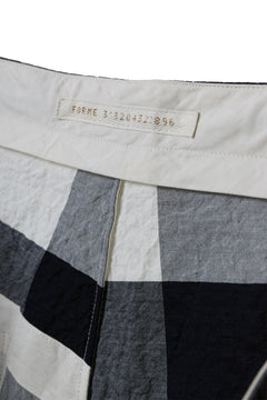 画像をギャラリービューアに読み込む, forme d'expression Fisherman Pants (Big Check)