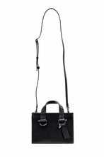 Load image into Gallery viewer, discord Yohji Yamamoto Zipper Tote Bag (Mini) / Cow Skin Leather (BLACK)