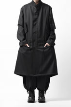 画像をギャラリービューアに読み込む, Y's BANG ON! No.188 GABARDINE PEAKED LAPEL MILITARY COAT (BLACK)