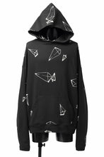 画像をギャラリービューアに読み込む, A.F ARTEFACT PYRA PATTERN PRINT SWEAT HOODIE (BLACK)