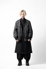 画像をギャラリービューアに読み込む, Y's BANG ON! No.173 POLYESTER TAFFETA + WOOL PILE PATCHED BLOUSON (BLACK)