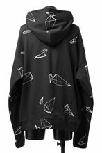 画像をギャラリービューアに読み込む, A.F ARTEFACT PYRA PATTERN PRINT SWEAT HOODIE (BLACK)