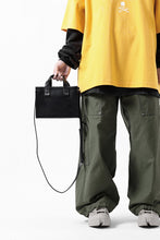 画像をギャラリービューアに読み込む, discord Yohji Yamamoto Zipper Tote Bag (Mini) / Cow Skin Leather (BLACK)