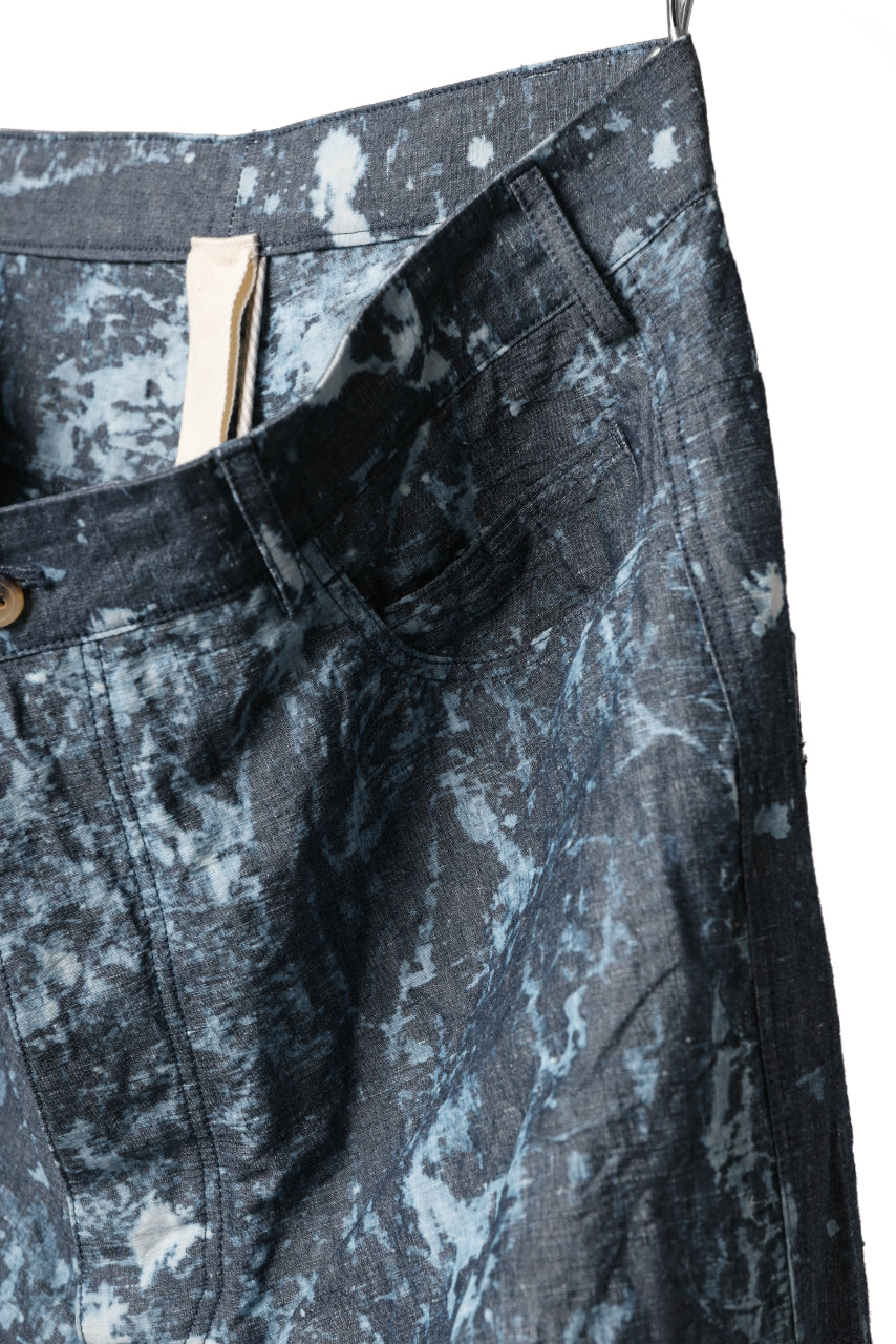 画像をギャラリービューアに読み込む, forme d'expression Baggy 5 Pocket Pants (Indigo Splash)