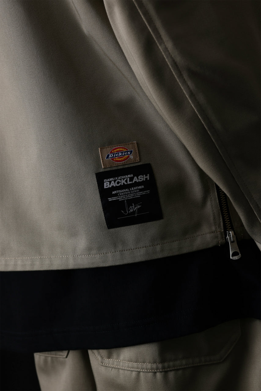 Load image into Gallery viewer, ISAMU KATAYAMA BACKLASH xx Dickies® DOUBLE RIDERS JACKET (KHAKI)
