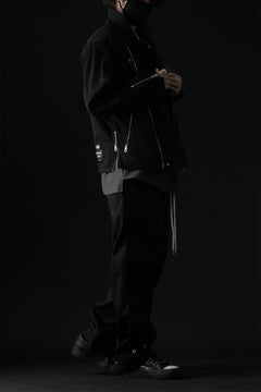 Load image into Gallery viewer, ISAMU KATAYAMA BACKLASH xx Dickies® DOUBLE RIDERS JACKET (BLACK)