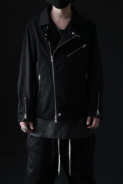 Load image into Gallery viewer, ISAMU KATAYAMA BACKLASH xx Dickies® DOUBLE RIDERS JACKET (BLACK)