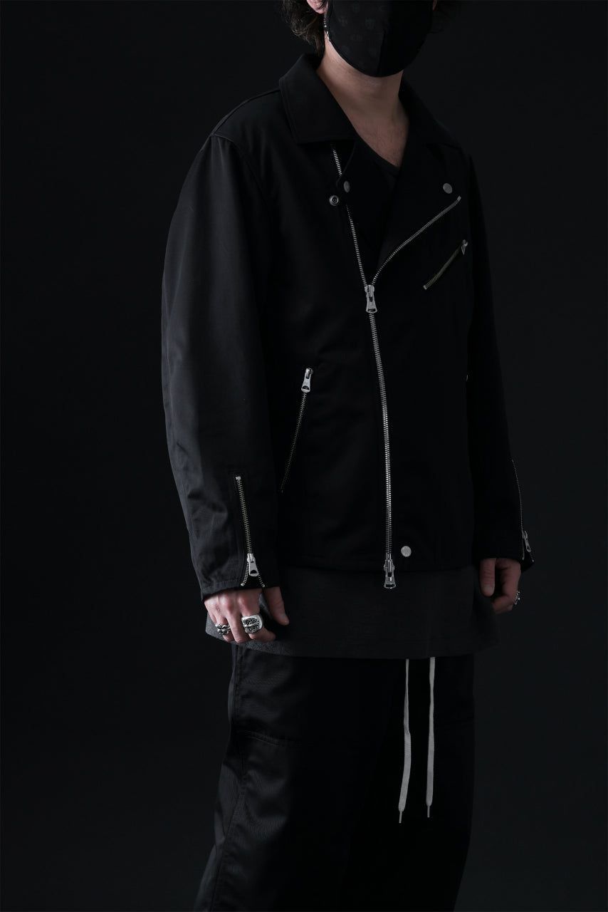 Load image into Gallery viewer, ISAMU KATAYAMA BACKLASH xx Dickies® DOUBLE RIDERS JACKET (BLACK)